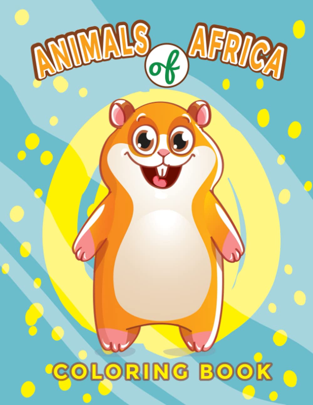 Buy Animals of Africa Coloring Book Relaxing coloring book Buffalo