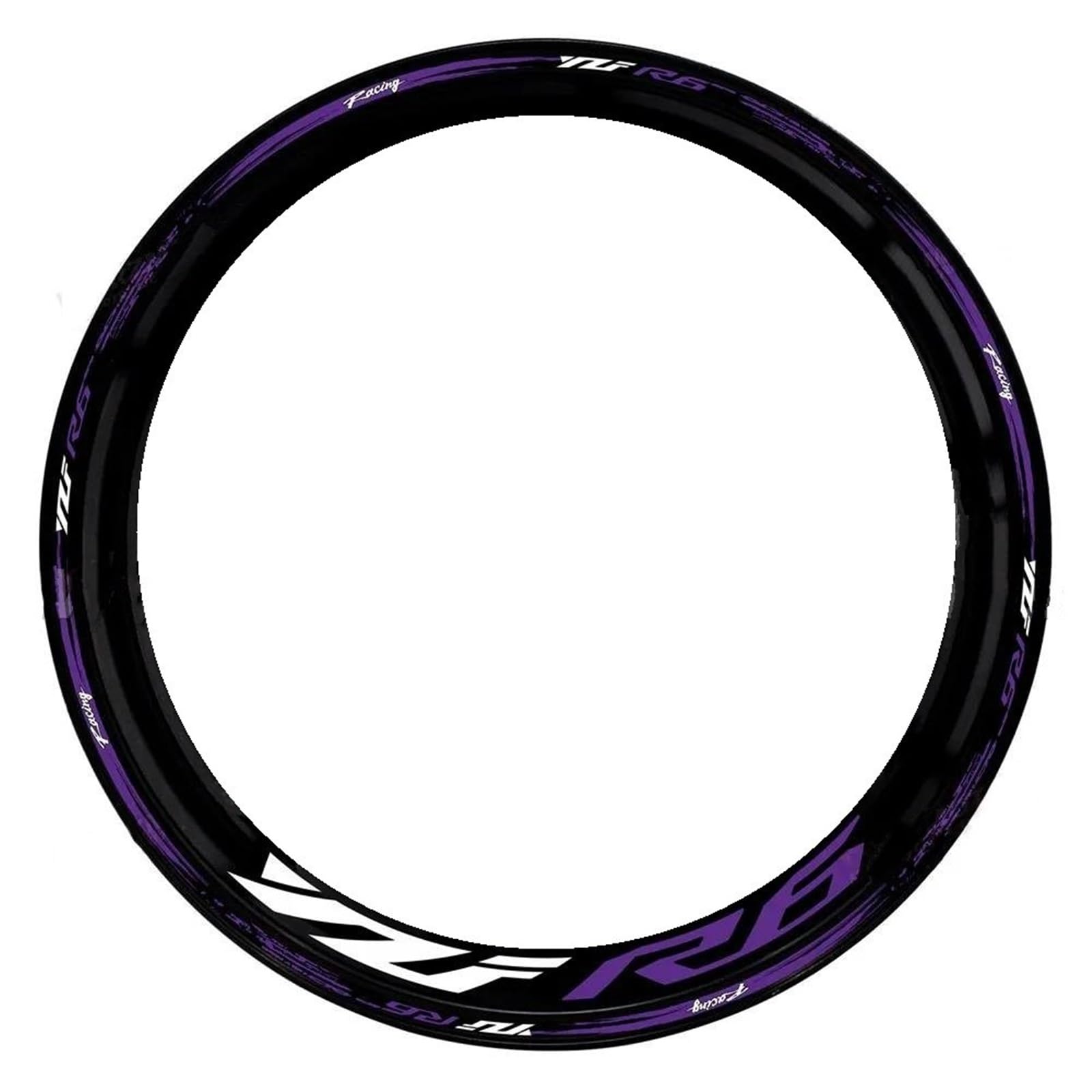 Wheel Stickers Motorcycle Wheel Stickers for YZF-R6 YZF R6 Rim Sticker Hub Decals Night Reflective Decorative Rim Reflective Decal