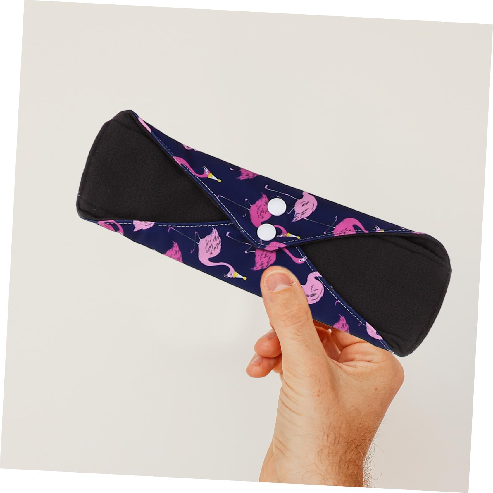 Beaupretty 1juego De Almohadillas Menstruales Reutilizables Lavables Toallas Sanitarias Portátiles Para Mujeres Absorbentes y Transpirables De Almacenamiento