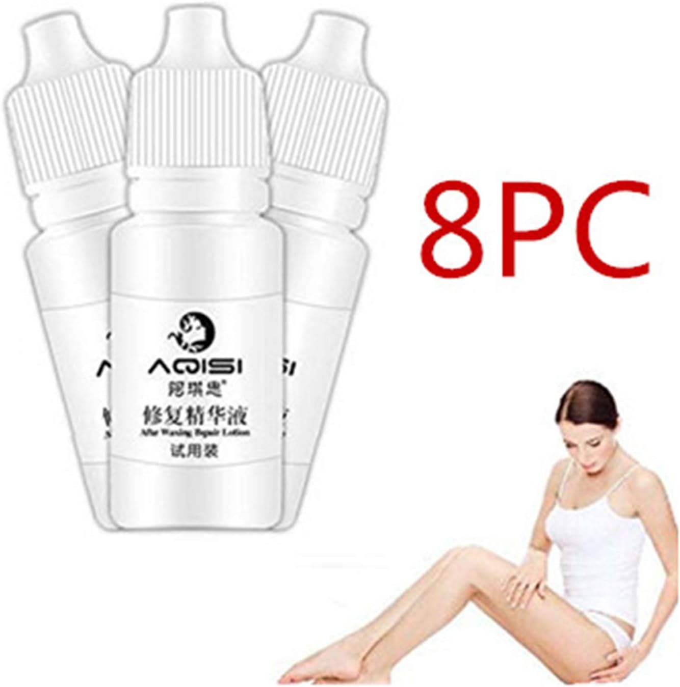 SSTQSAA Permanent Hair Growth Inhibitor to Stop Hair Growth & Body Face Hair Reduction (8pc)