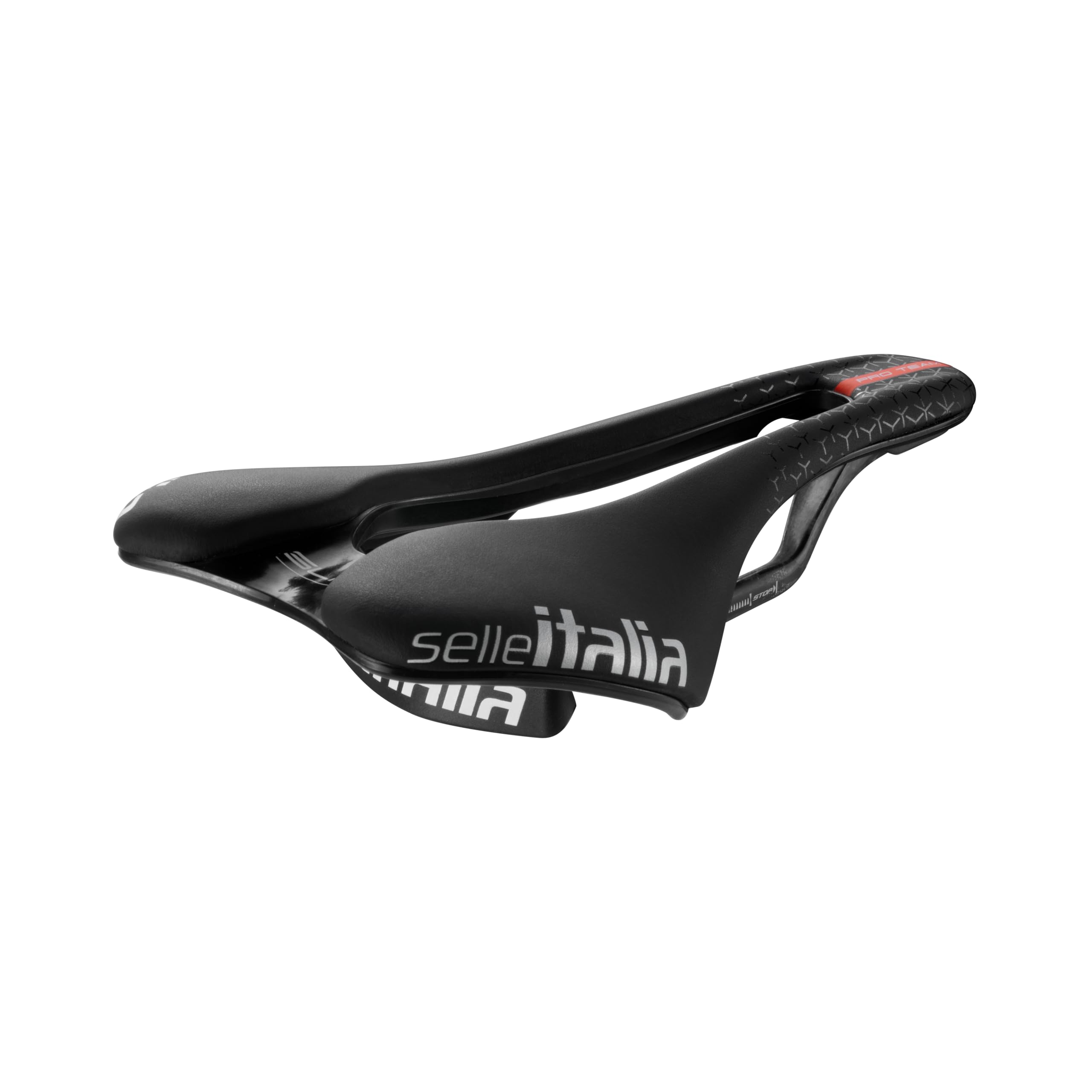 Selle Italia SLR Boost PRO TEAM Kit Carbon Superflow - Sella Bici da Strada Leggera ed Ergonomica, Comfort Professionale, Binari Carbonio, Tecnologia Superflow