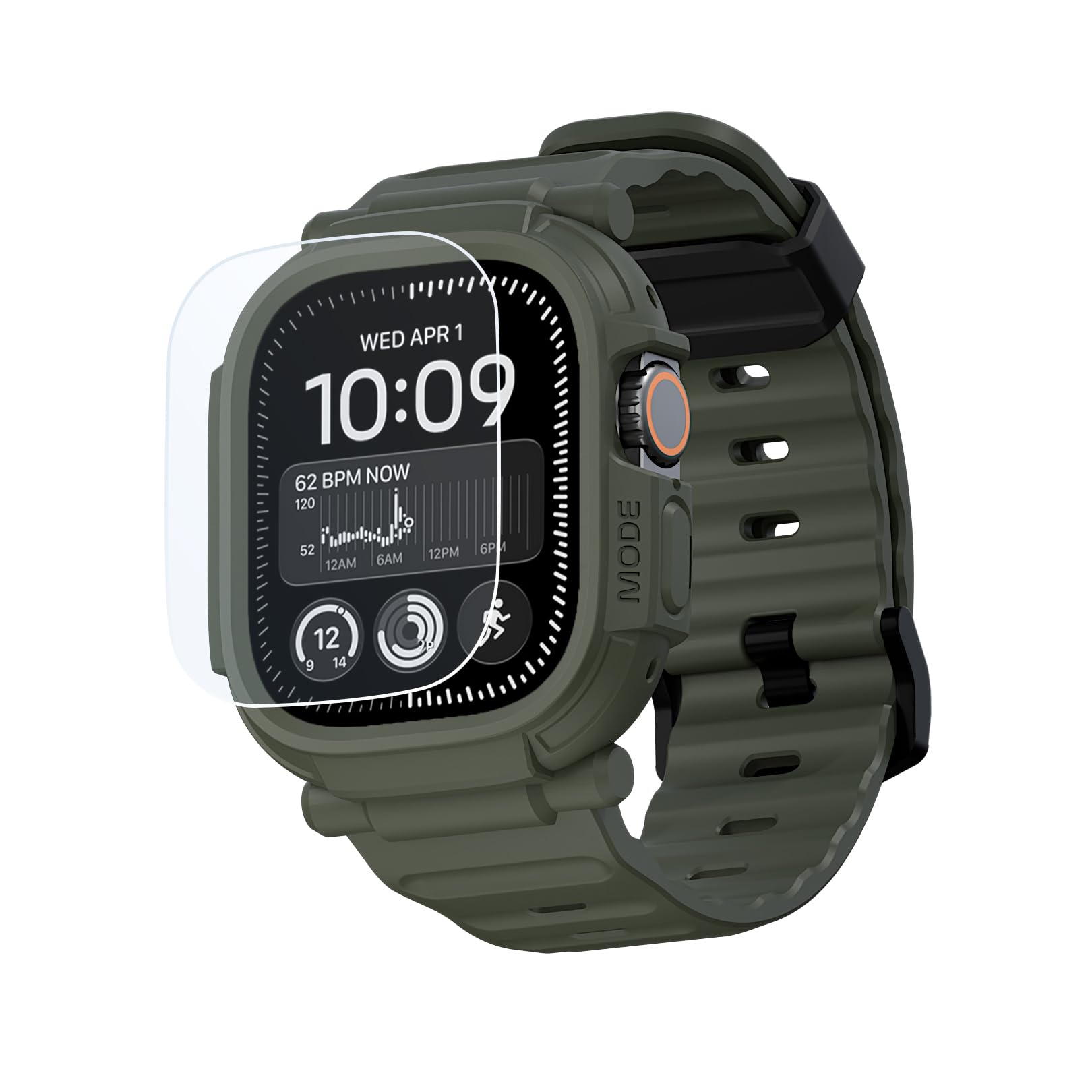 elkson Quattro Pro Case with Bands for Apple Watch Ultra 4 3 2 1 49mm