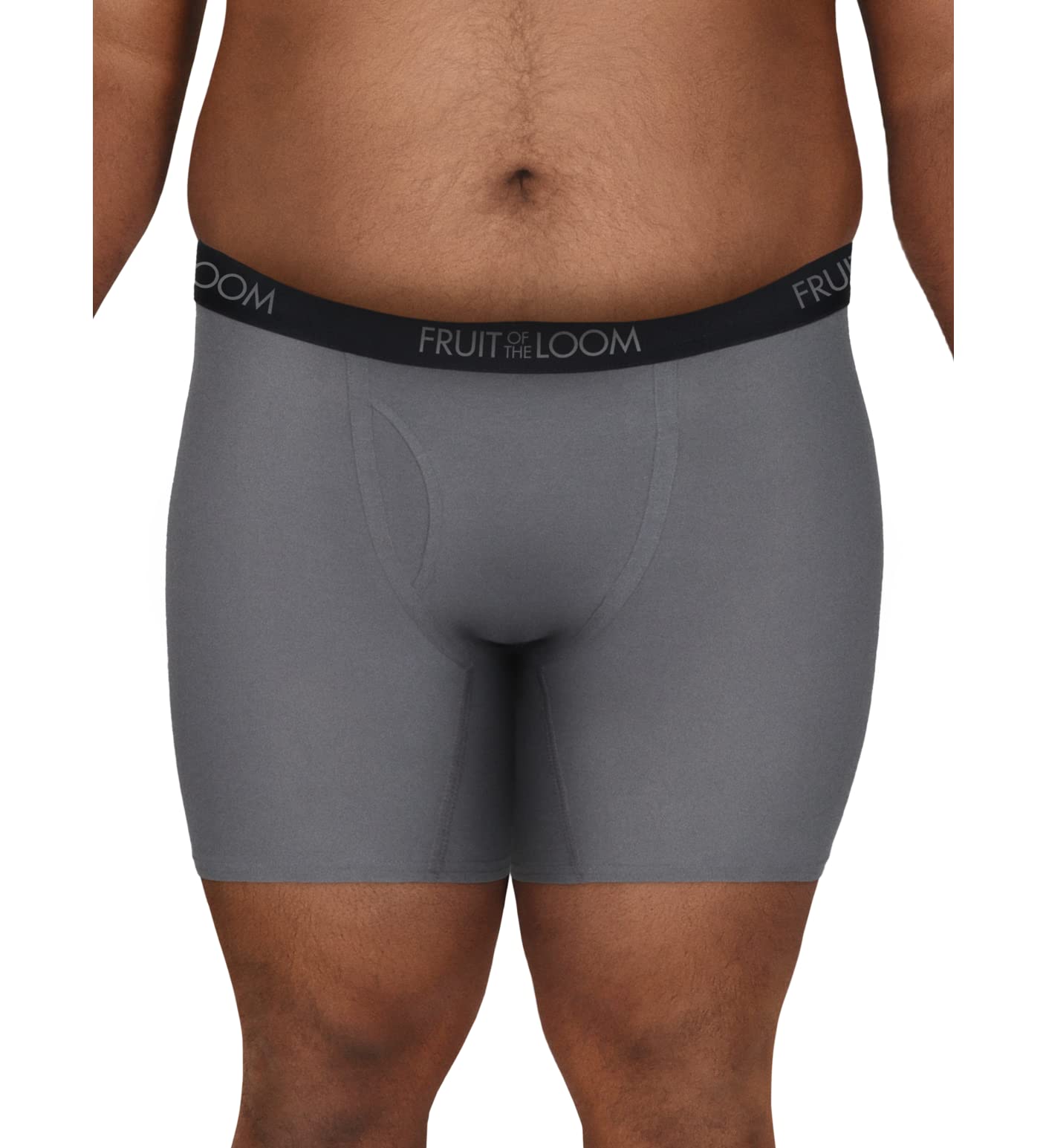 Fruit of The Loom Biancheria Intima E Canottiere Grandi E Grandi Senza Etichetta Boxer Corti Uomo (Pacco da 3)