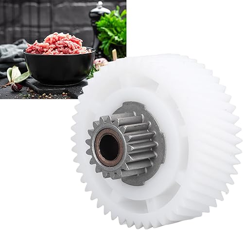 Miniatura 8 de Zerodis Recambio de engranaje de picadora de carne Acero inoxidable y plástico Construcción Accesorio esencial para reemplazo Asegurar la molienda