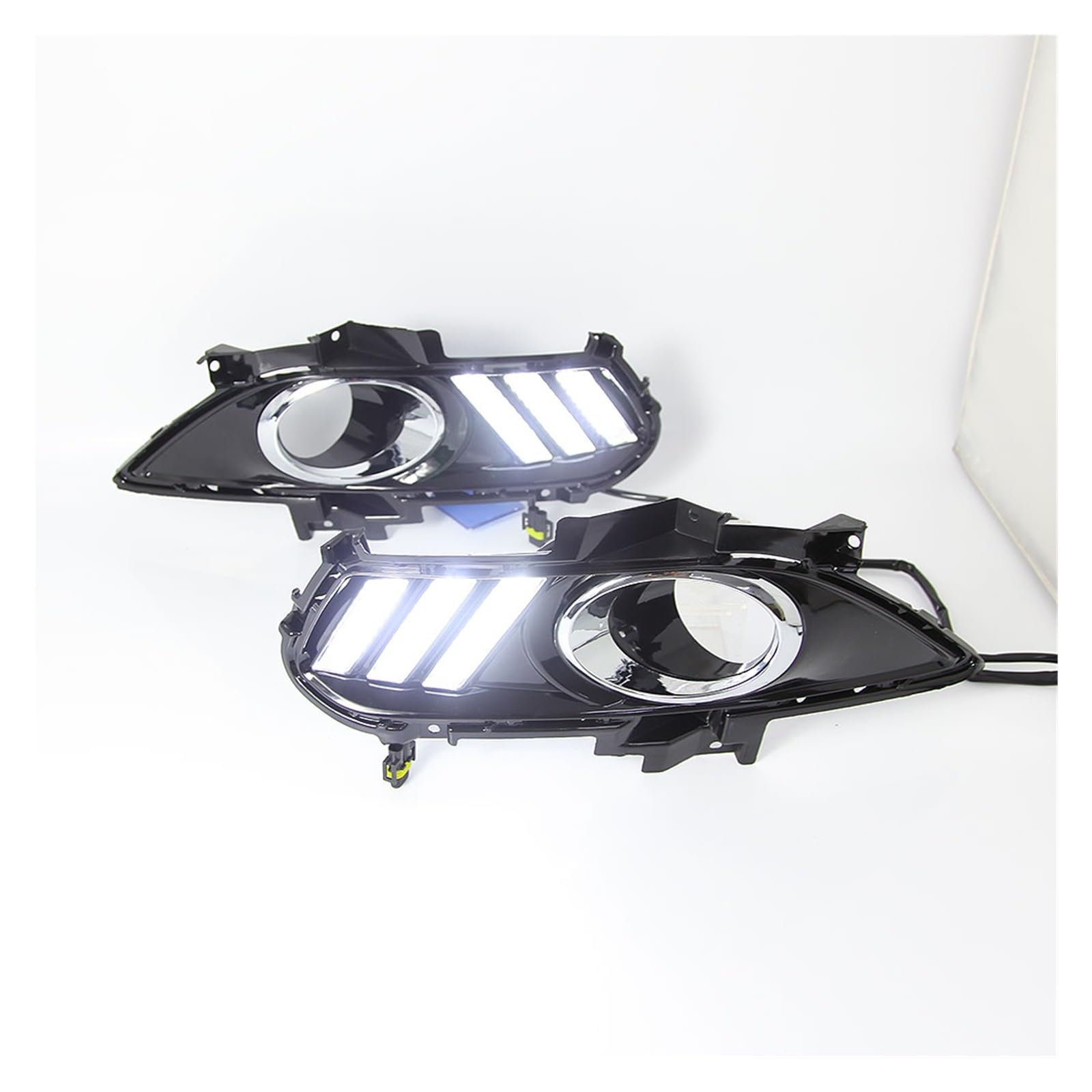 LED DRL Luce di marcia diurna Anteriore Fendinebbia con indicatori di direzione Accessori di montaggio Compatibile con Mondeo Compatibile con Fusion 2013 2014 2015 2016