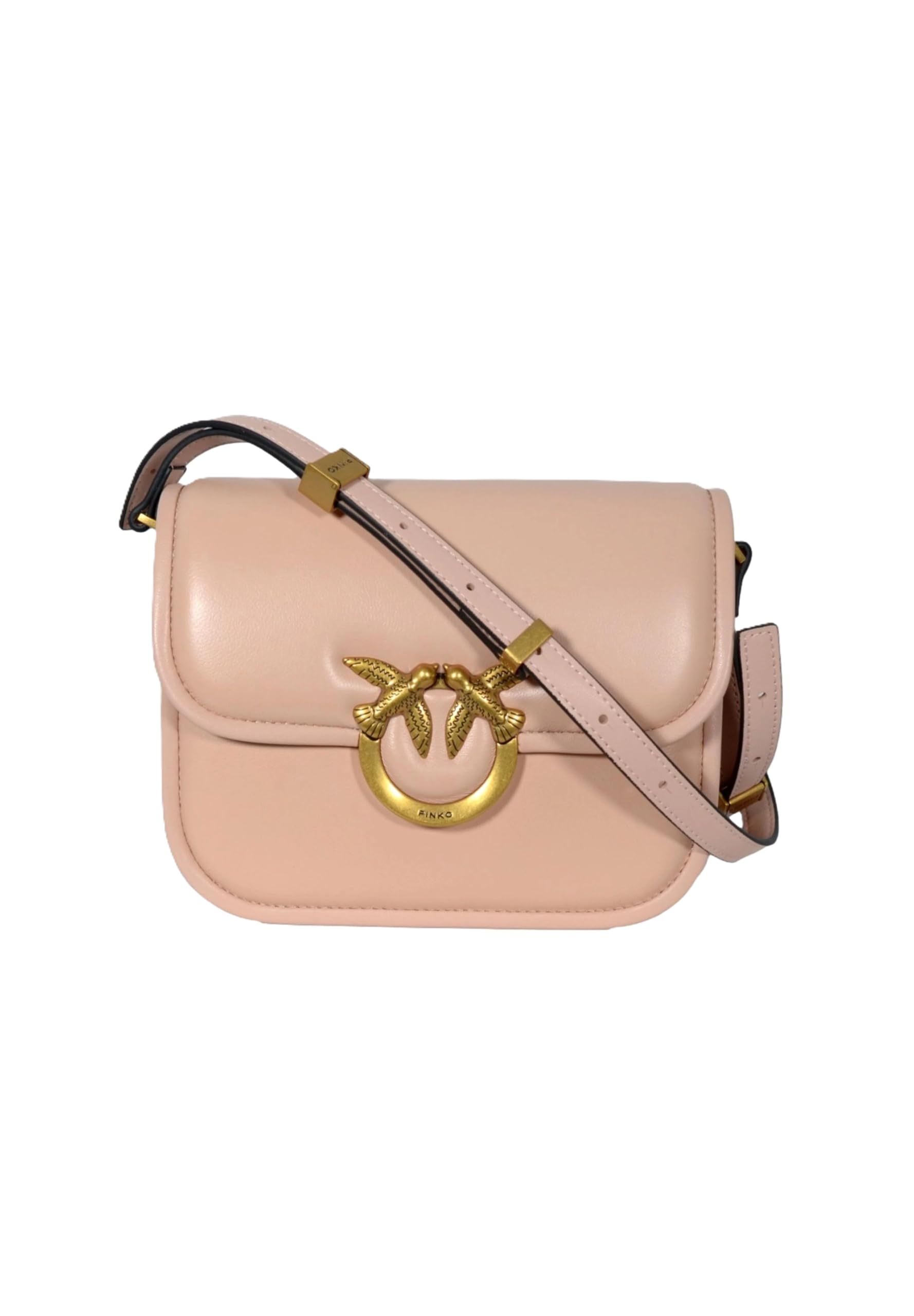 Pinko Bolso bandolera love box bag borla+becerro 104297 A26L O81Q polvo, rosa