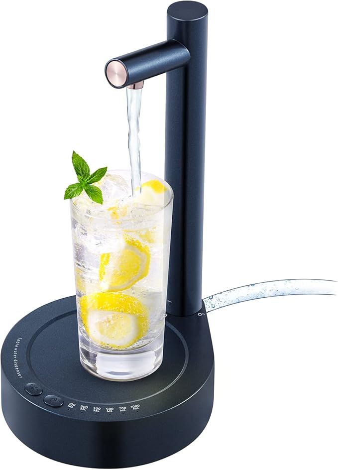 Desktop Water Bottle Dispenser, Water Pump for 5 Gallon Bottle, Bedside Water...