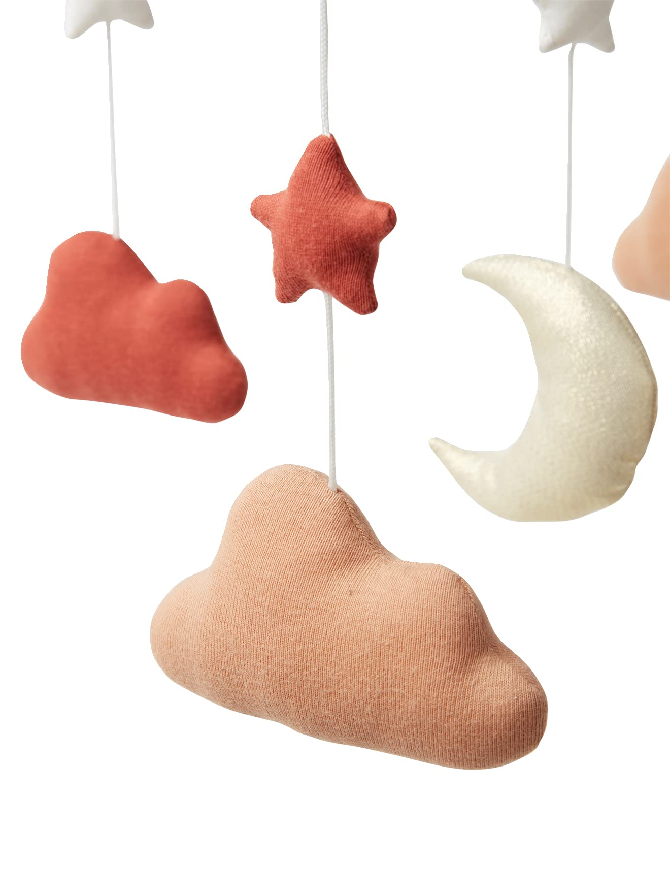 VERTBAUDET Mobile Nuage, Lune Et Étoiles Bébé PVC marron TU