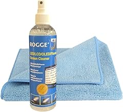 ROGGE Screen Cleaner 250 ml with 1 World Class Microfibre Cloth 40 x 40 cm