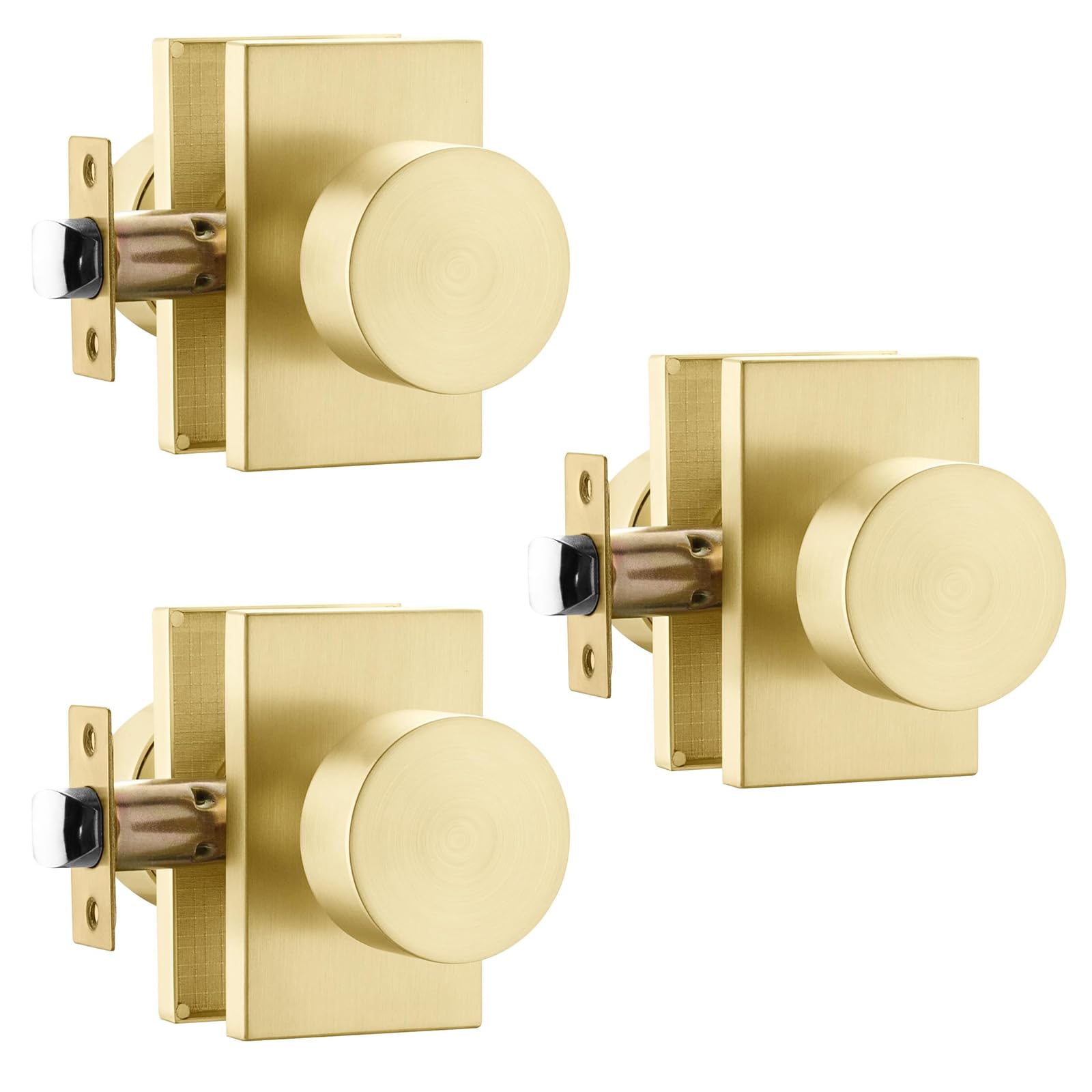 Gold Interior Door Knobs - Privacy & Security -23