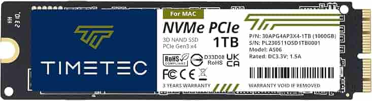 内蔵型SSD Mac SSD 1TB PCIe Gen 3.0 x 4 NVMe1.4 内蔵型SSD Mac SSD 1TB PCIe Gen 3.0 x 4 NVMe1.4 Amazon | fanxiang