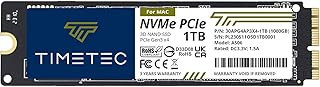 Timetec 1TB MAC SSD NVMe PCIe Gen3x4 3D NAND TLC Read Up to 2,200MB/s Compatible with Apple MacBook Air(2013-2015, 2017), MacBook Pro(2013-2015), iMac(2013-2019), Mac Pro(2013), Mac Mini(2014)