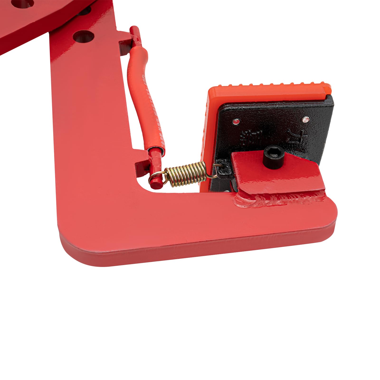Pinze da 325 kg con imbottitura in gomma, dadi autobloccanti e ammortizzatori a molla, apertura regolabile 12 – 36 cm, pinza di fissaggio (rosso)