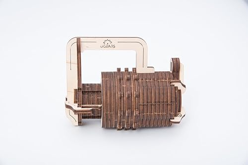 Miniatura 4 de UGEARS rompecabezas de madera en 3D, modelo de engranaje con cerradura de combinación