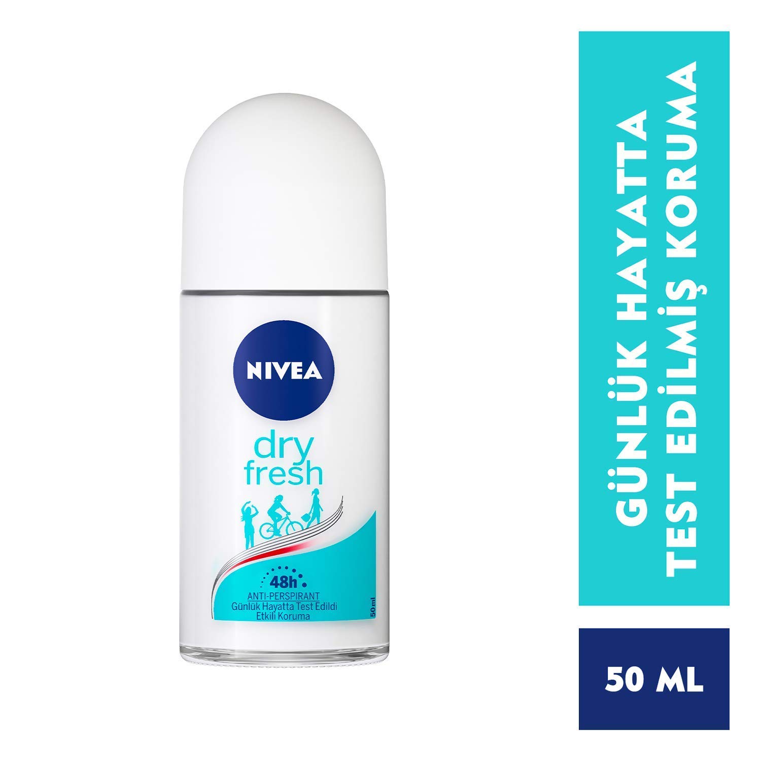 NIVEA Dry Fresh Kadın Roll-On Deodorant, 50 ml