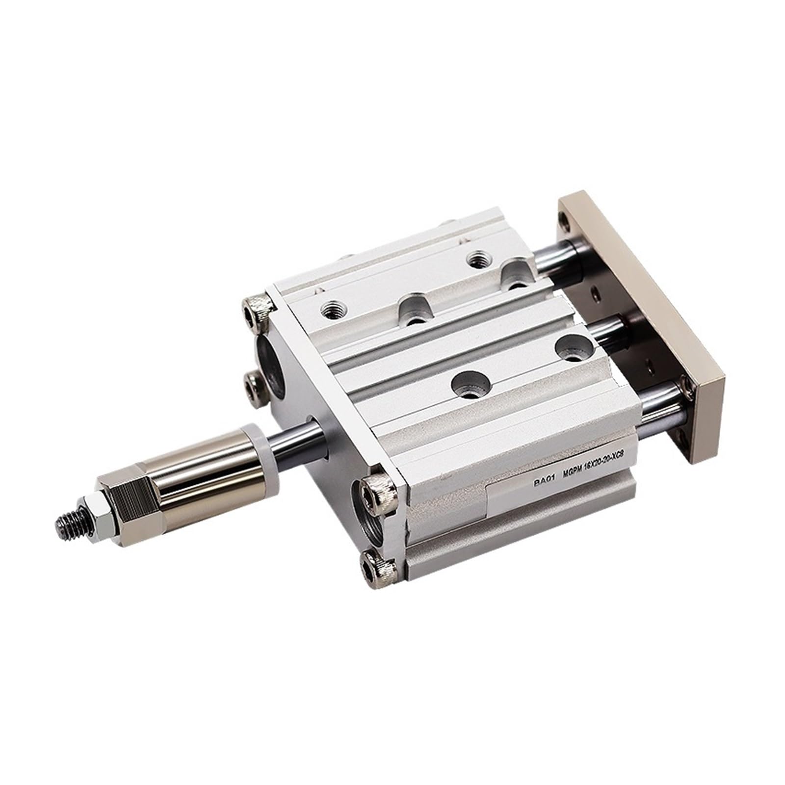 Cylindre MGPM25 anti-torsion à rail de guidage pour alignement parfait