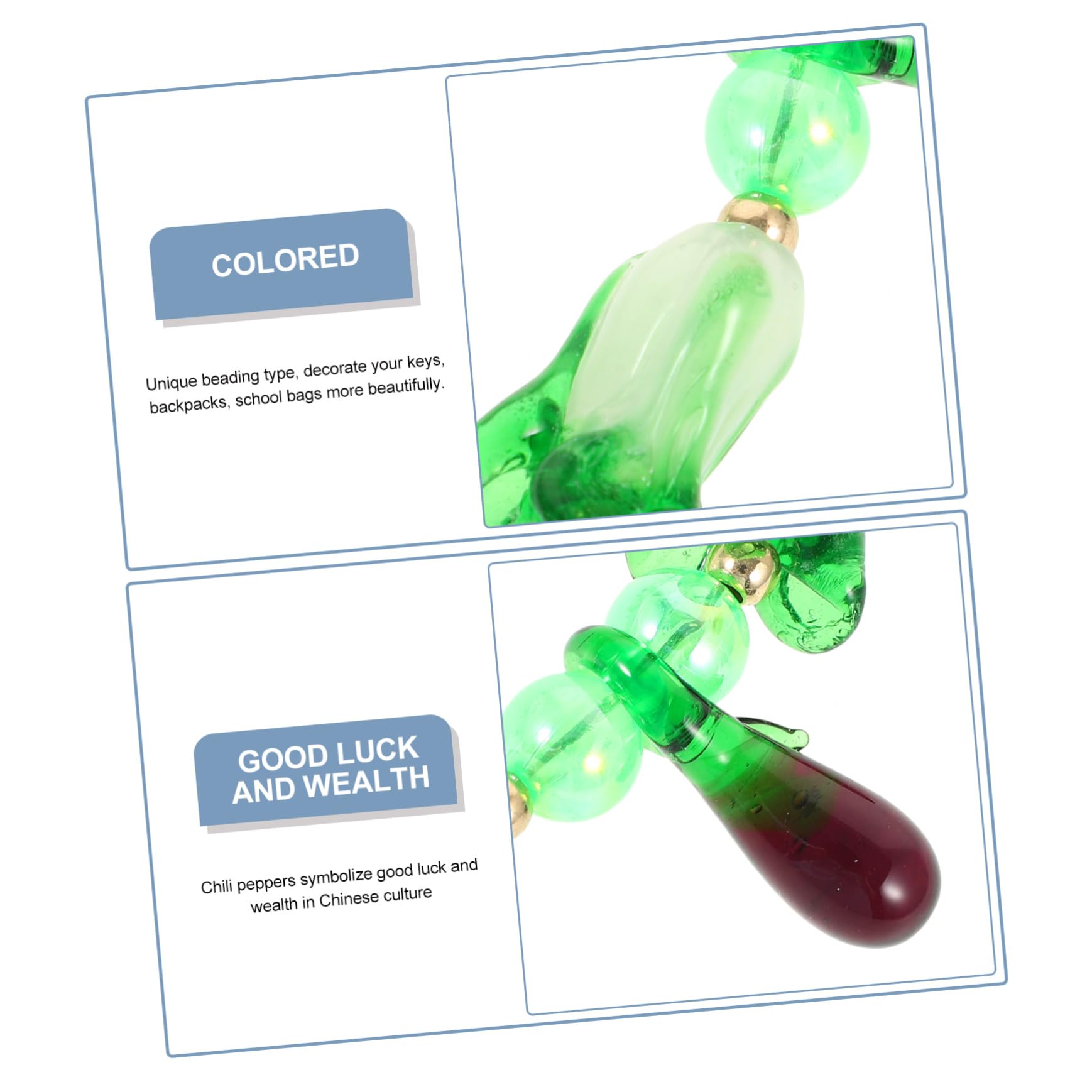 HOMSFOU 5 Colgantes De Cuentas Para Bolso Llavero Con Cuentas Decoración Para Bolso Llavero Con as De Berenjena Con as Decoración Para Mochila Colgante De Cristal