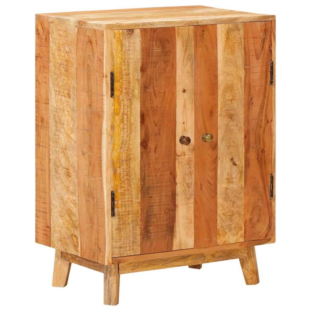 Armadietto in legno massiccio di mango, marrone, 55 x 35 x 75 cm