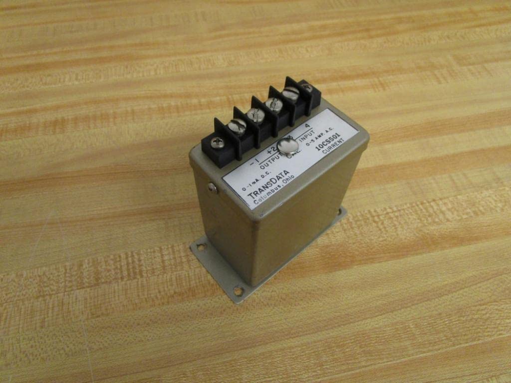 10CS501 Current 1 Element 1ma Output Transducer 5 Fullscale Calibrating Amps with Calibration Certificate