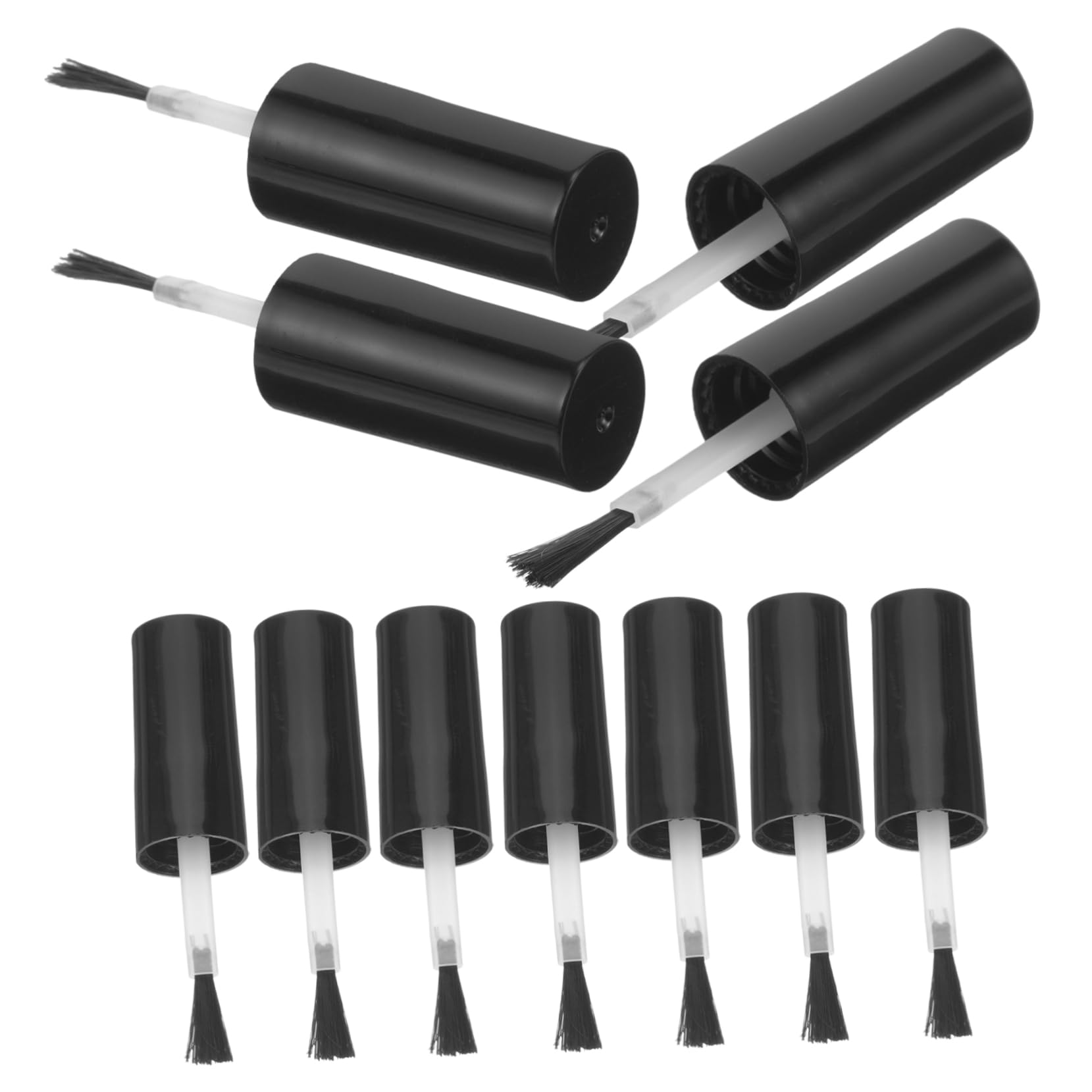 SOESFOUFU Nail Polish Brushes Set 20pcs Replacement Bottle Caps Brush Nail Salon Supplies Easy Apply