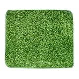 Hundetoilette Wohnung, Kunstrasen Hundeklo, Hundetoilette Balkon Ersetzen Rasen, Welpentoilette Wiederverwendbar Training Pee Pads für Kleine Grosser Ältere Hunde (46x70cm)