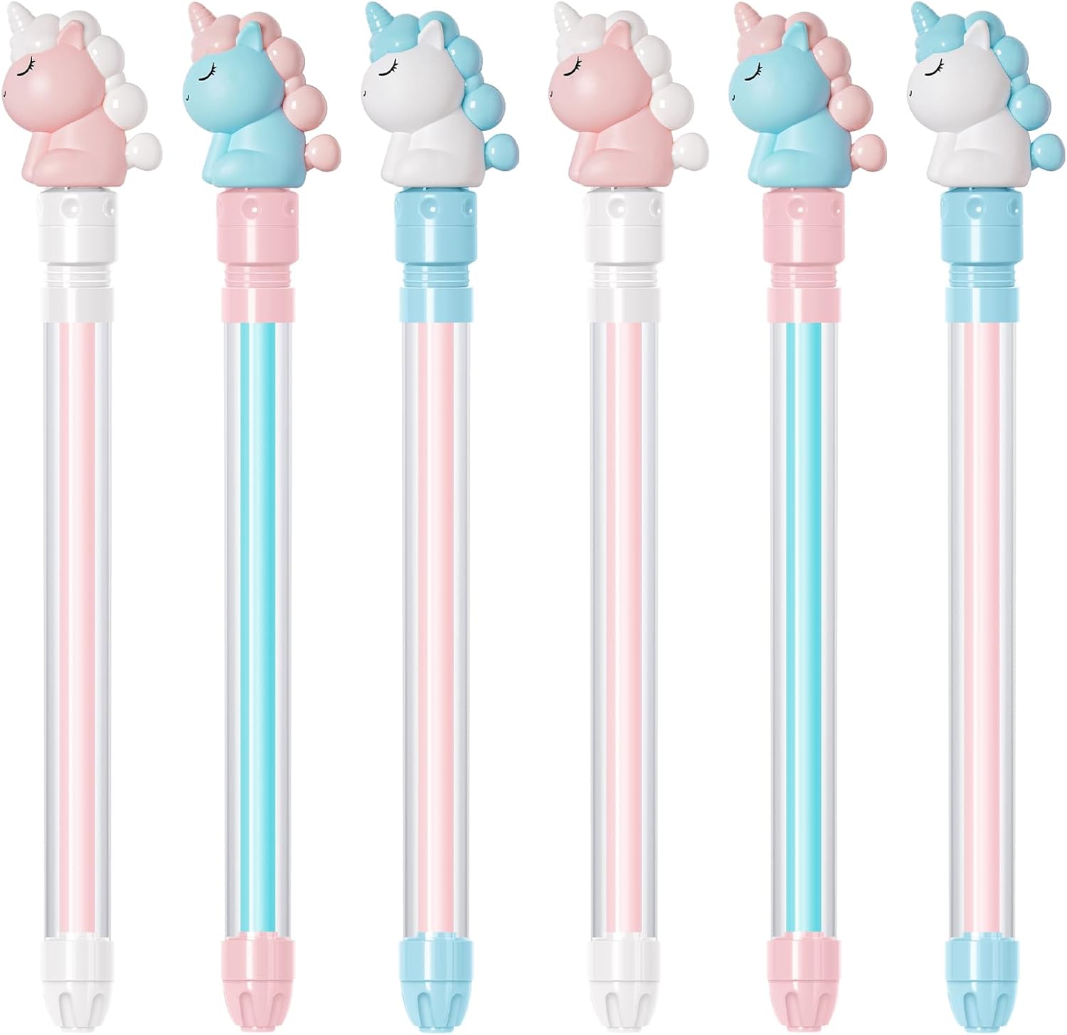 Dsmile 6 Packs Water Guns for Kids Adults,Plastic Handle Outdoor Swimming Pool Beach Summer Fun Party Games for Girls Boys Teens Adults