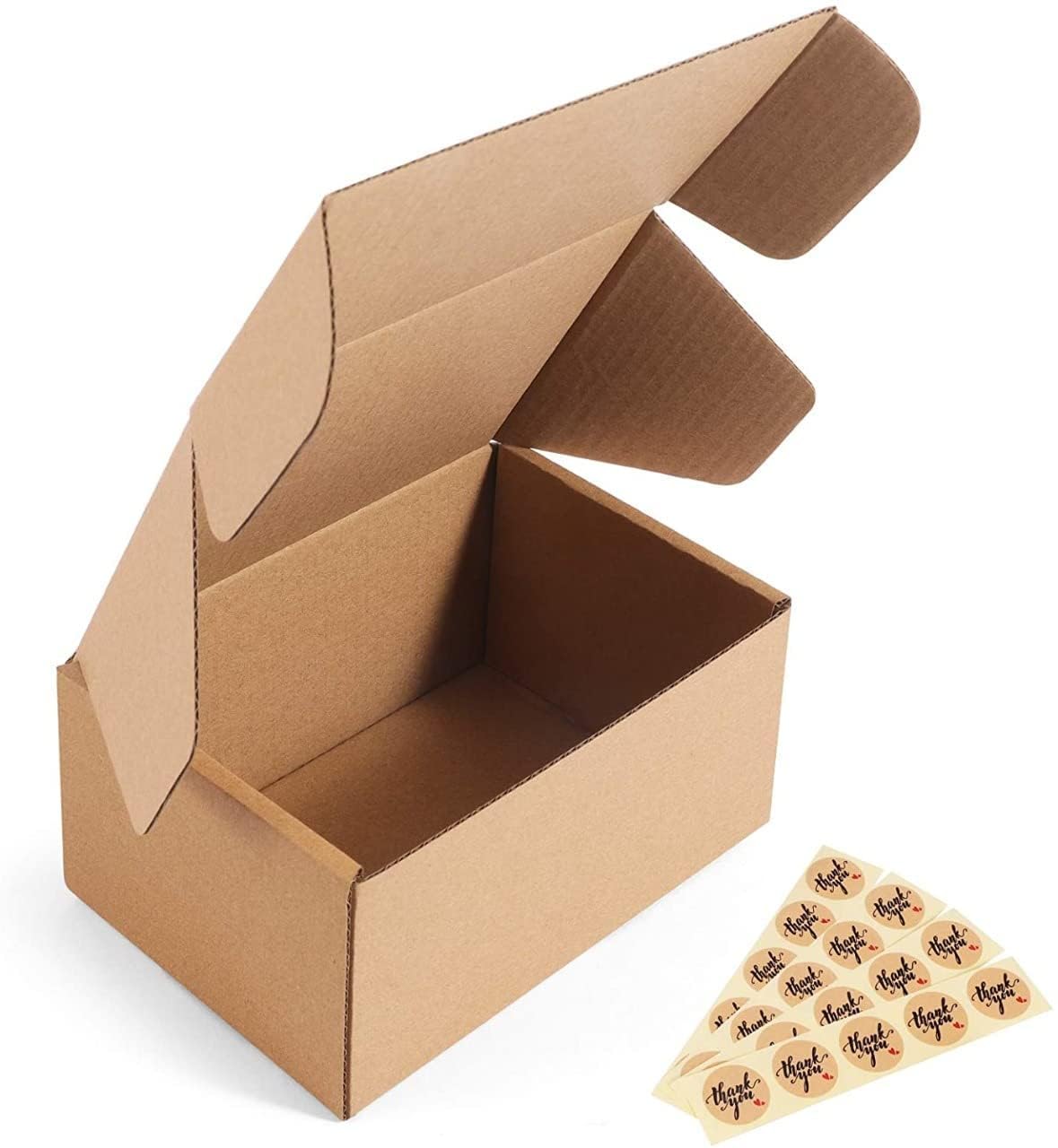 YNK Multipurpose 3 Ply E-Fluet Flat Self Locking/Auto Lock Corrugated Packaging Boxes 7 x 5 x 4 Inch for Online Selling/E-commerce Shipping Packing Material (Pack of 50, Brown) (B0D8WDZMTM) Amazon Price History, Amazon Price Tracker