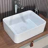 Cuba Modelo Fyory em Louça 40x30 SEM Válvula Click – Seu Banheiro Lavabo Com Elegância