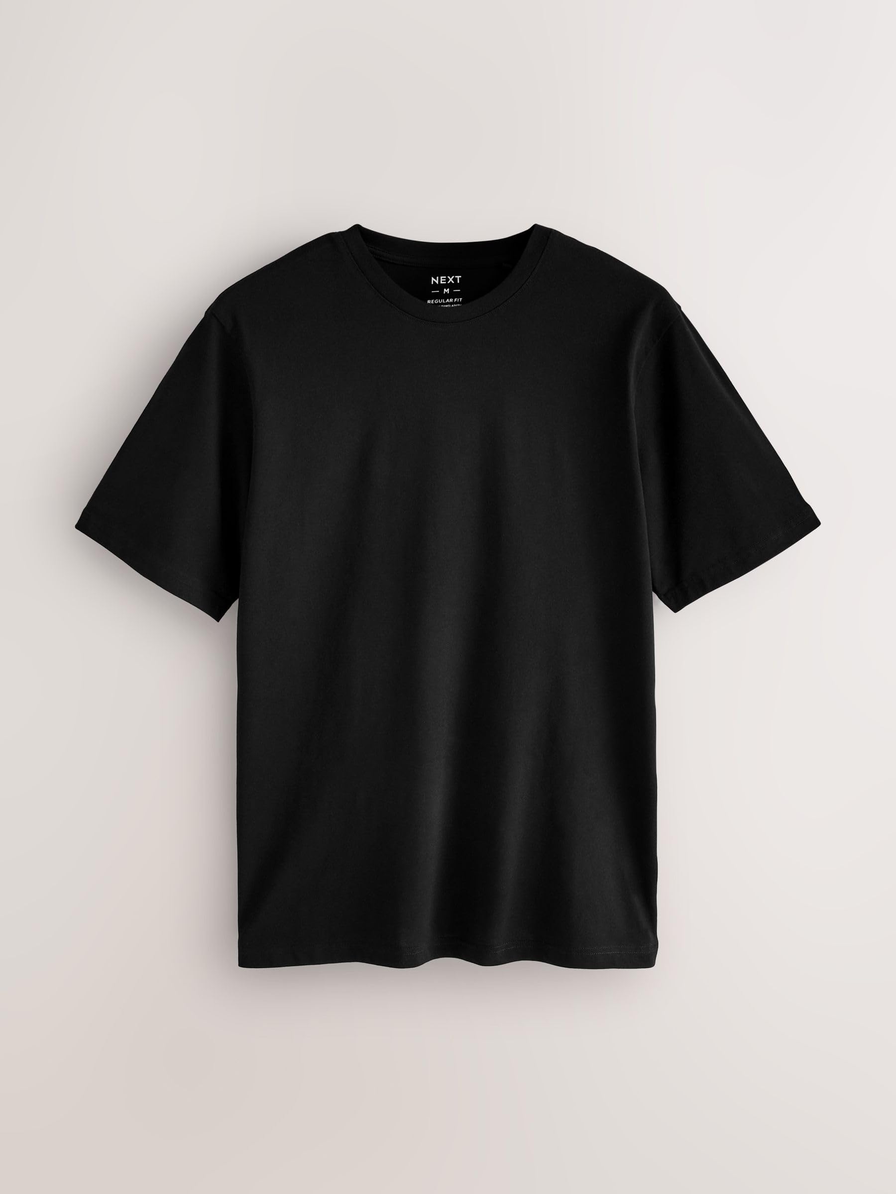 NEXT Uomini Confezione da 6 di T-Shirt di Cotone Basic | Standard, Vestibilità regular, Pull On, Lavabile in lavatrice