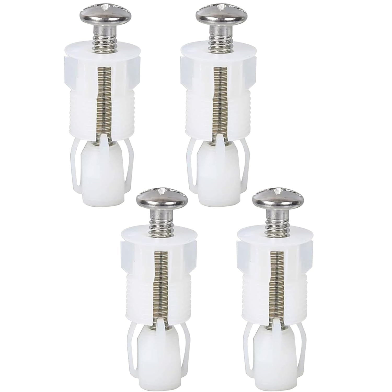 4 Pcs Toilet Seat Fittings and Fixtures,Toilet Lid Screws,Universal