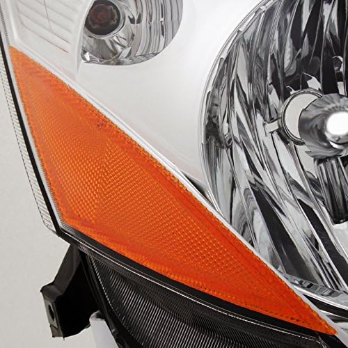 AKKON - For Toyota Sienna Halogen Type Chrome Headlights Driver Left + Passenger Right Side Replacement Pair Set