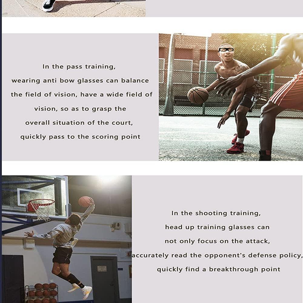 Head up Training to Prevent Head Down Basketball Football Standard Training from hindering Vision stroboscopic Glasses + app
