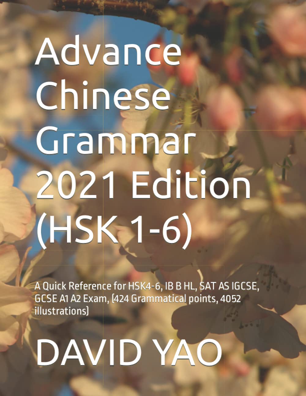 Advance Chinese Grammar 2021 Edition (HSK 1-6): A Quick Reference for HSK4-6, IB B HL, SAT AS IGCSE, GCSE A1 A2 Exam, (424 Grammatical points, 4052 illustrations)