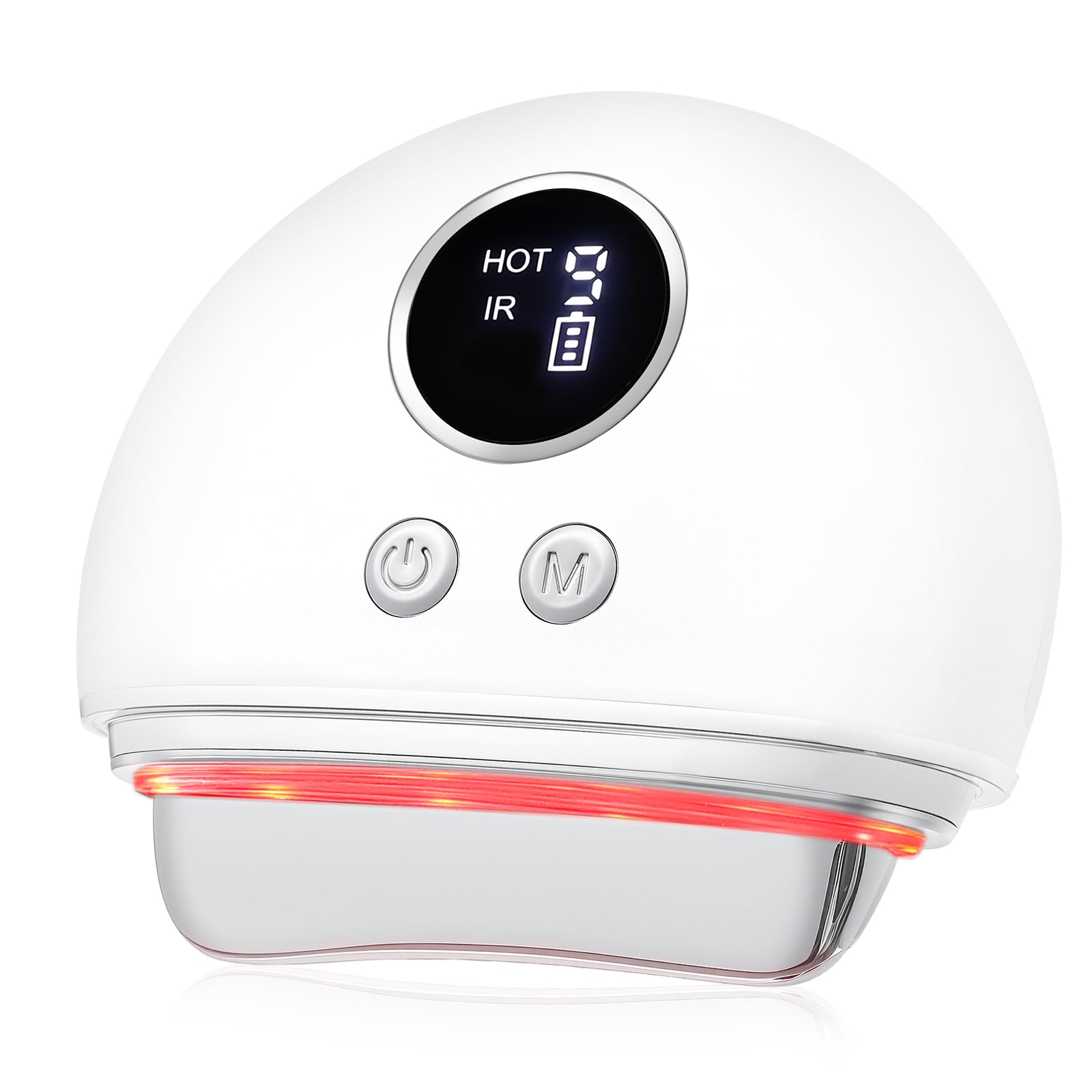 Electric Fascia Blaster & Muscle Scraper Tool with Heating and Vibration - for Deep Tissue,Myofascial Release,Gua Sha,and Trigger Point Massage for