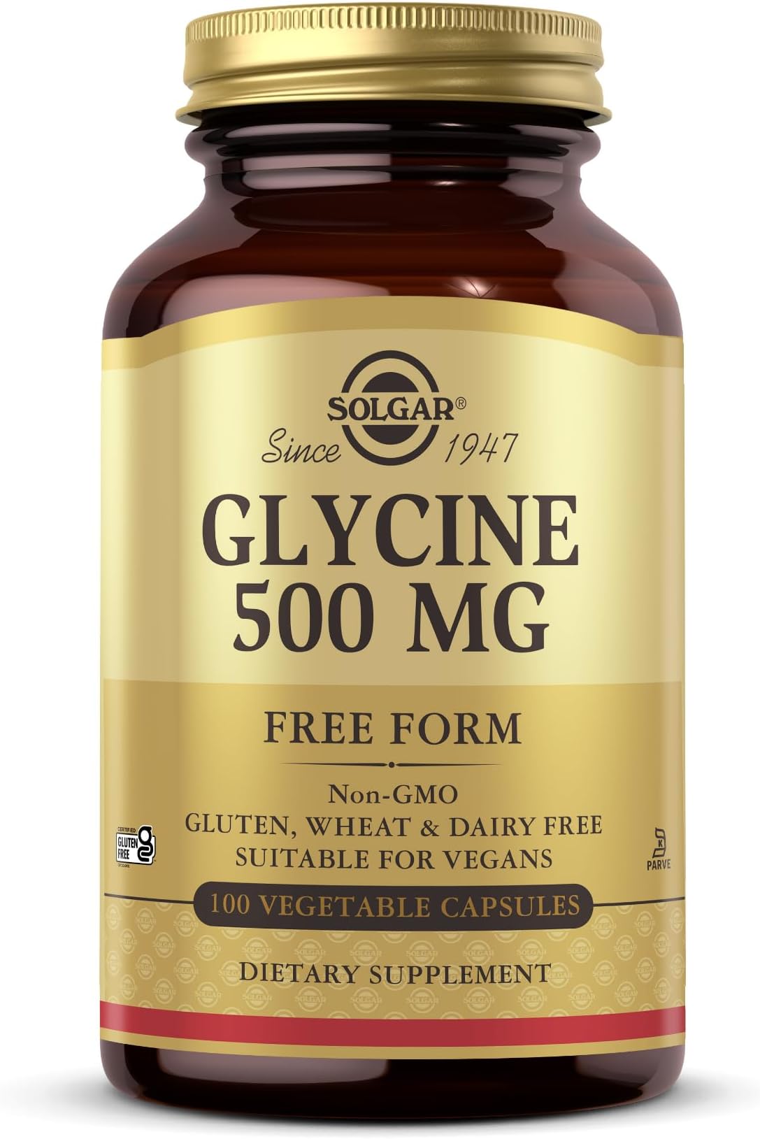 Glycine, 500 Mg - 100 Capsules