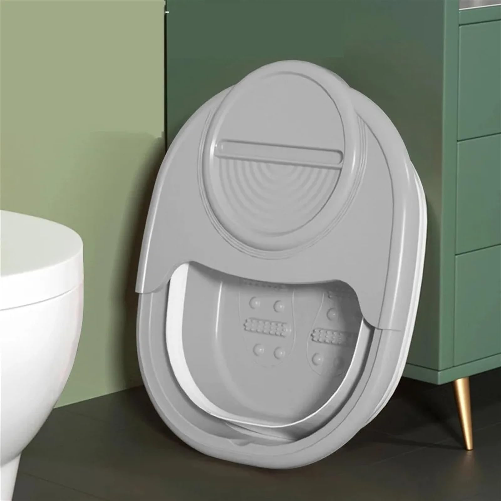 Baño De Pies Plegable 2 uds cubo plegable for remojo de pies, for baño , for for masaje , lavabo(Orange)