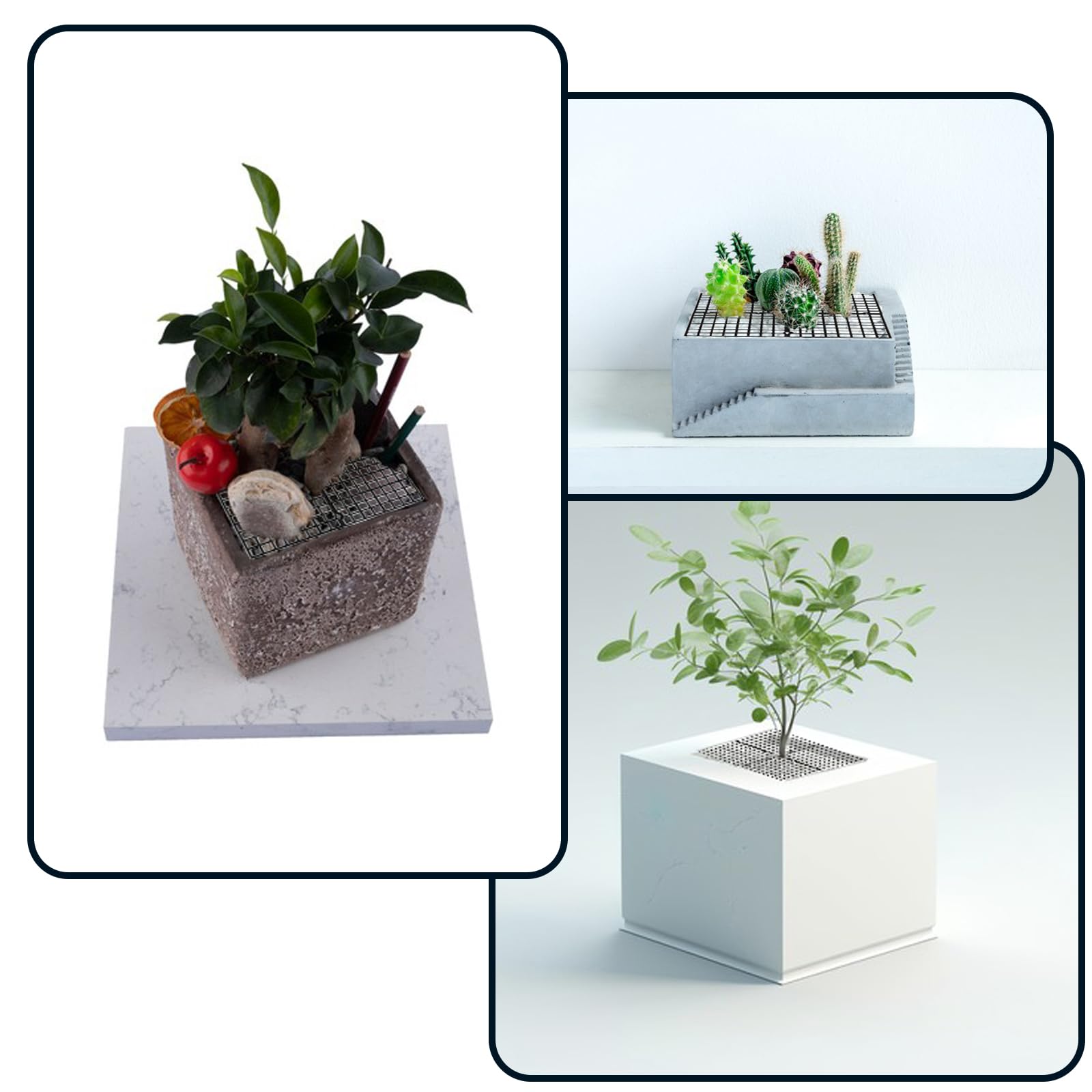 2 Pcs Grande Grille de Pot de Fleurs, Grille Protection Plante 30 Cm Découpable, Protège Plante Chat, Protégez les Plantes des Enfants, des Tout-Petits et des Animaux Domestiques