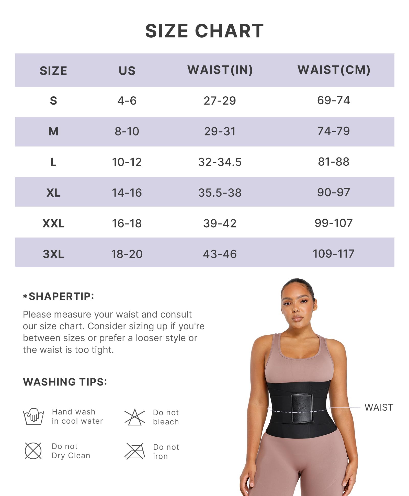 SHAPELLX Taillentrainer für Damen, Taillenmieder, Korsett, Shaper, Bauchkontrolle, Bauchgürtel, postpartales Band