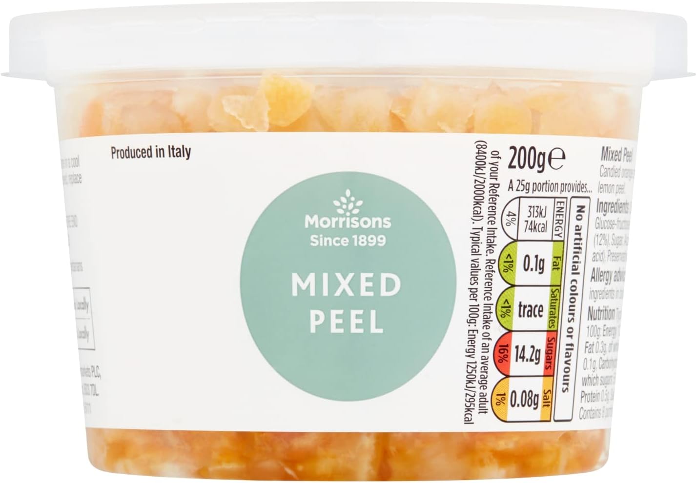 Morrisons Mixed Peel, 200g