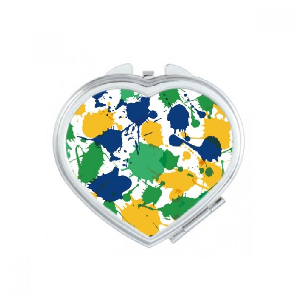 Miroir compact de maquillage Brésil pour vos retouches beauté en voyage et au bureau