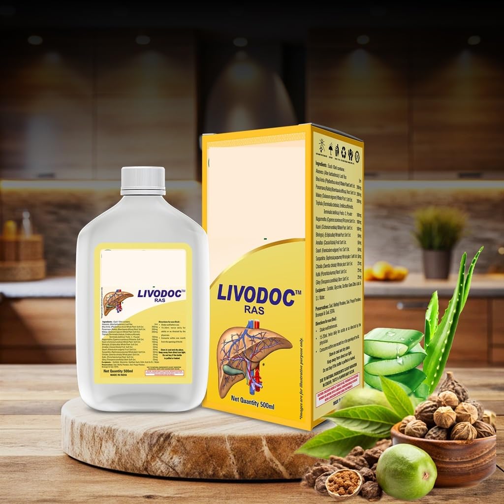 LIVODOC RAS Liver Health Support Supplement, 500ml — Amazon image 3