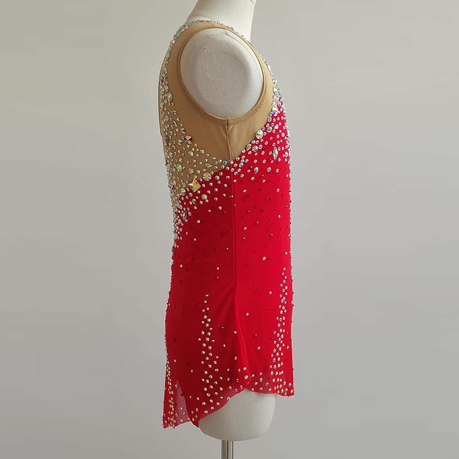 LIUHUO Rhythmic Gymnastics Leotards Fashionable Comfortable Elegant Stylish Red