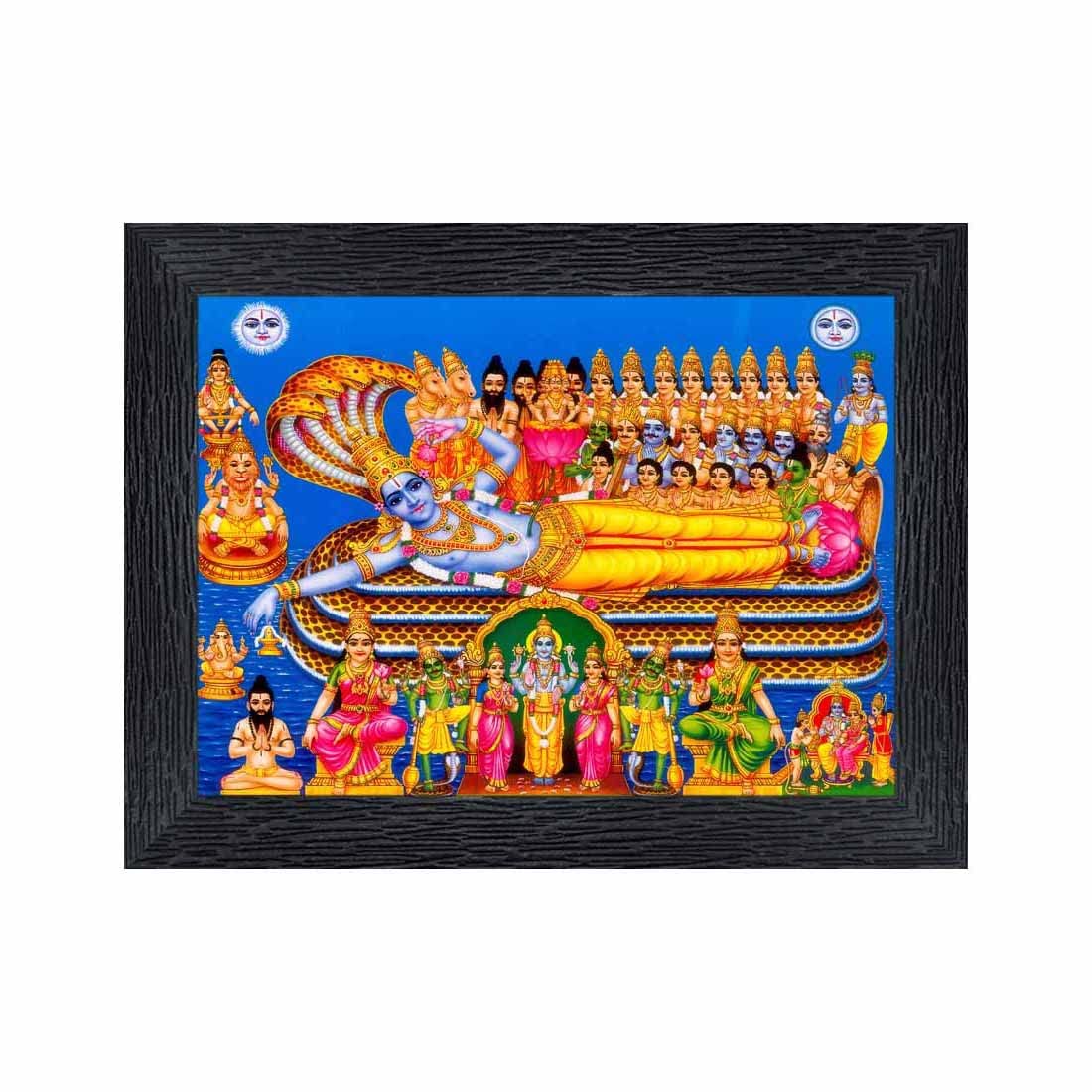 Hanuman Photo Frame - Religious Wood Frame -29
