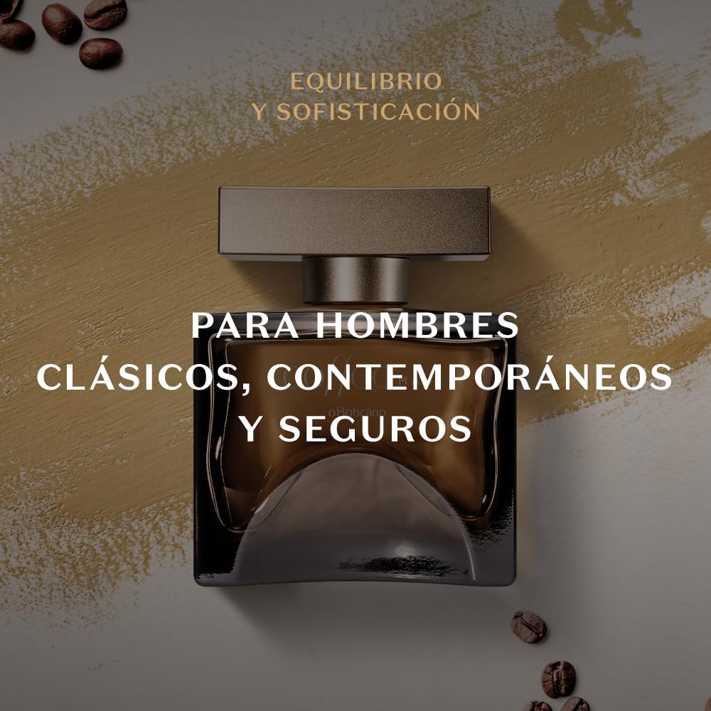 O Boticário Coffee Man Eau de Toilette, 100 ml, Duft Bernstein, Leder, Kaffee, Tabak und Kardamom