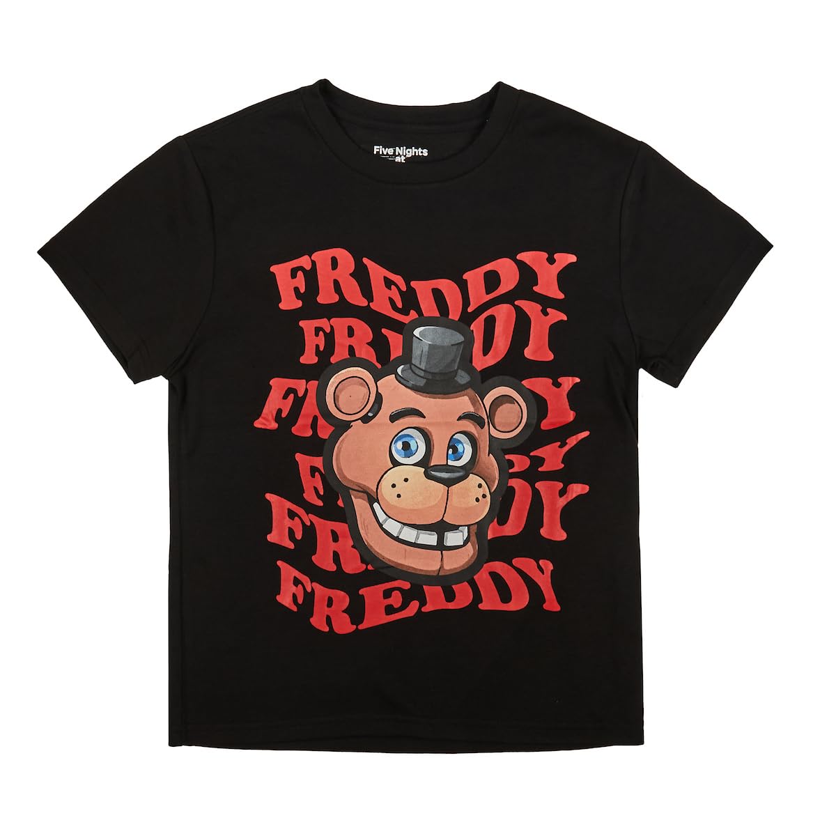 Five Nights at Freddy's - Set da 2 pezzi di maglia da baseball nera e maglietta a maniche corte di Freddy