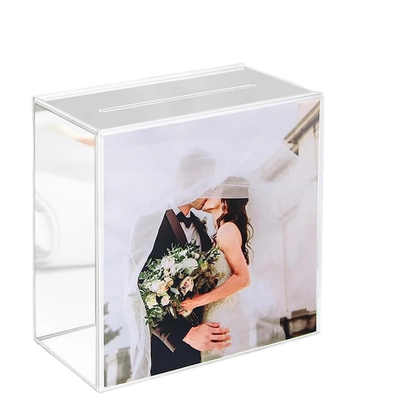 KHASCBNF Wedding Card Box Wedding Cards Box Table Centerpiece Envelope Holder For Anniversary Reception Graduation Ceremony