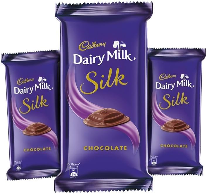 CADBURRY Dairy Milk Silk Special Combo Gift Pack Of 3 Chocolate Bars 270G (60G X 2 & 150G X 1)