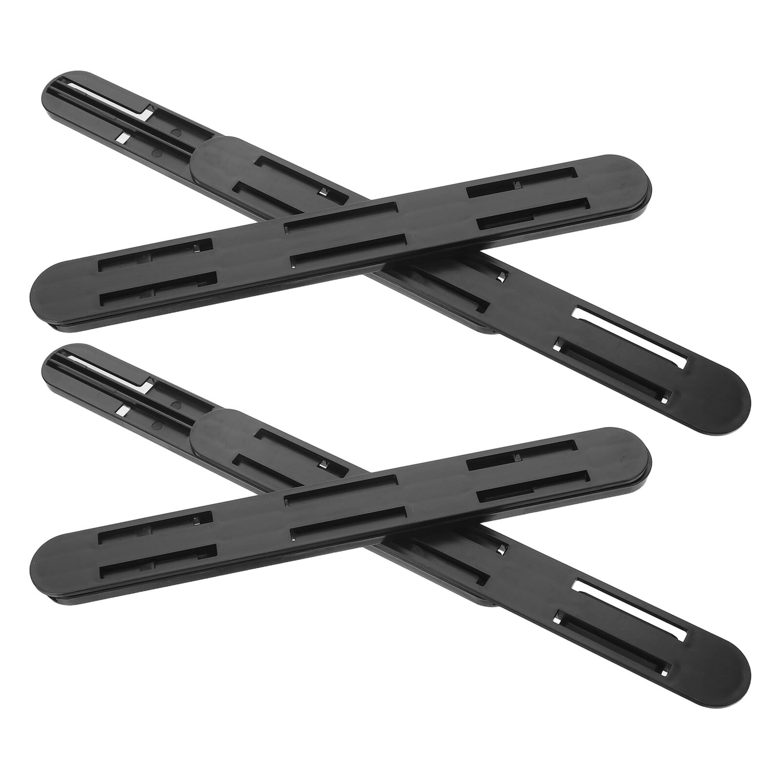 Correderas para cajones sin tornillos Veemoon, rieles extraíbles negros de 26,4 cm para armarios