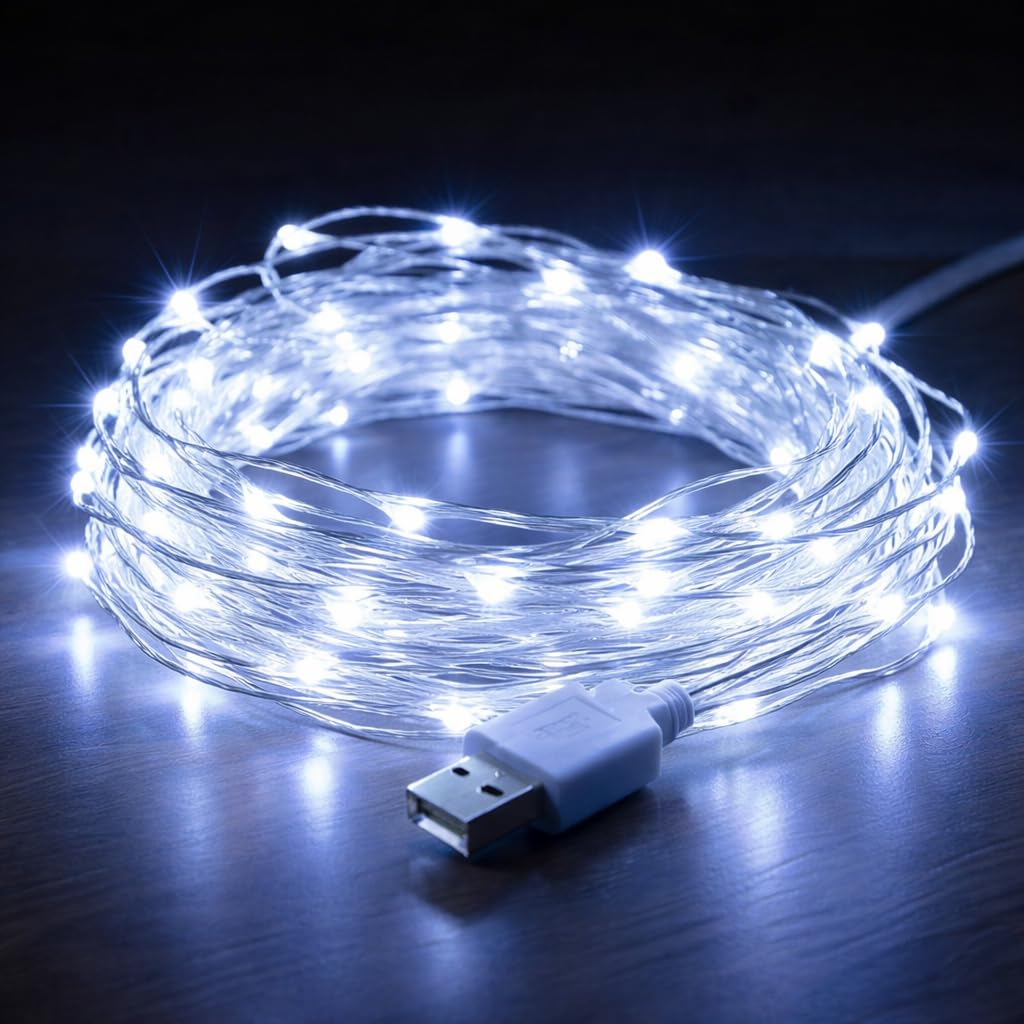 Copper Fairy Lights - 10M USB LED String Light -1