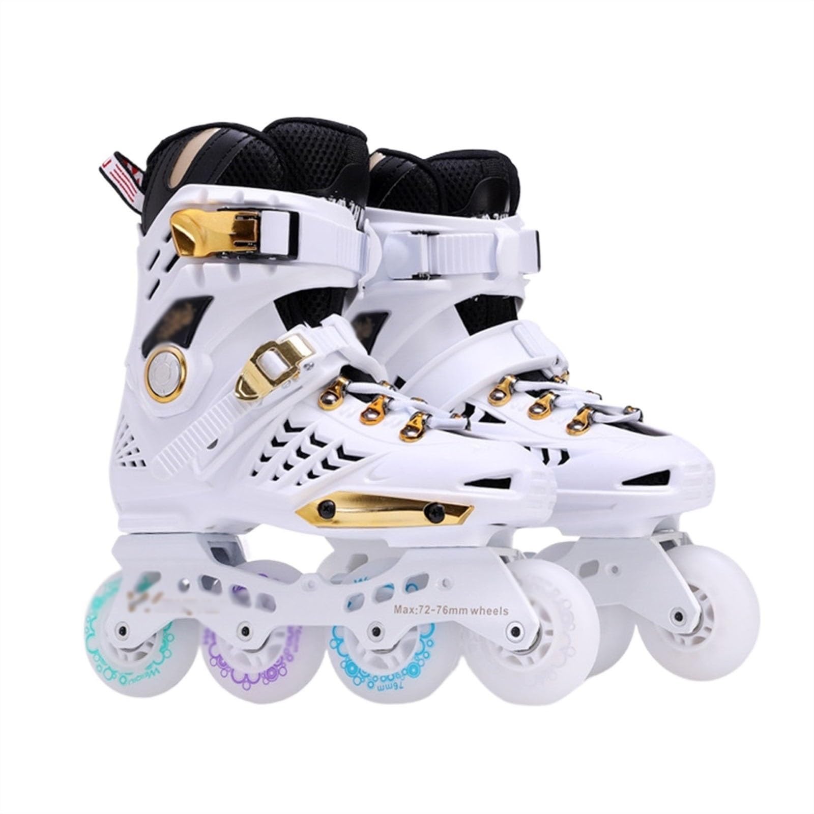 Roller en Ligne Réglables pour Femmes Et Hommes, Roller Enfant Professionnels pour Débutants, Patin A Roulette pour Promenade Et Parc